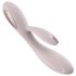 Raytech - Vibrador rosa recarregável à prova d'água com estimulador de clitóris