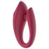 Raytech Rose - vibrador duplo à prova d'água (vermelho)
