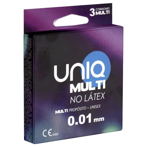 Uniq - preservativo sem látex (3 unid.)