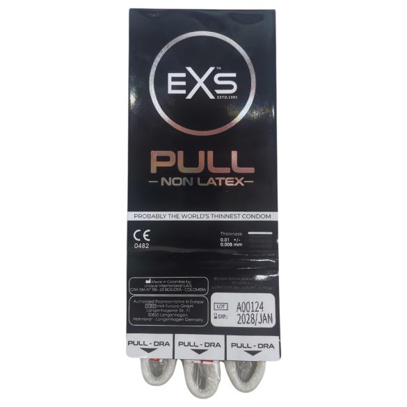 Preservativo EXS sem látex (3 unid.)