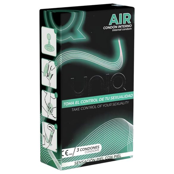 Uniq Air - Preservativo Feminino Fino (3un)