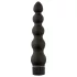 Black Magic 7 - vibrador anal com 5 esferas fixas - silicone preto