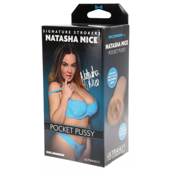 Doc Johnson Natasha Nice - masturbador vagina realística Ultraskyn cor natural