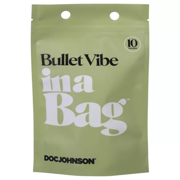 Doc Johnson - vibrador bullet recarregável e à prova d’água - preto