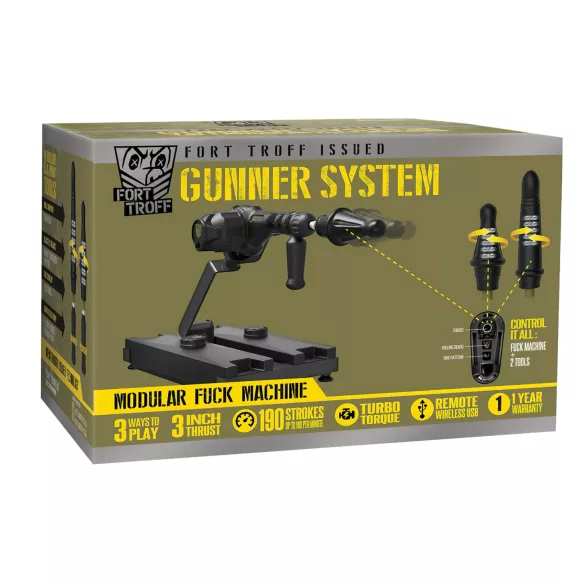 Doc Johnson Gunner System - máquina de sexo automática - preta