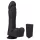 Doc Johnson - vibrador com pistão empurrador rádio controle - silicone preto