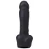 Doc Johnson - vibrador com pistão empurrador rádio controle - silicone preto
