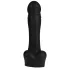 Doc Johnson - vibrador com pistão empurrador rádio controle - silicone preto