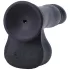Doc Johnson - vibrador com pistão empurrador rádio controle - silicone preto