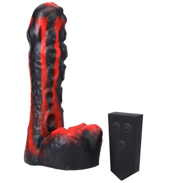 Doc Johnson Mini Máquina F - vibrador com rádio (vermelho)