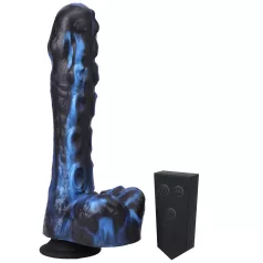  Doc Johnson - vibrador empurrador com controle remoto - pequeno - azul