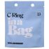 Doc Johnson C-Ring - Anel peniano de silicone (preto)