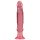 Crystal Jellies - Dildo Anal com Ventosa (rosa)