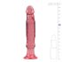 Crystal Jellies - Dildo Anal com Ventosa (rosa)