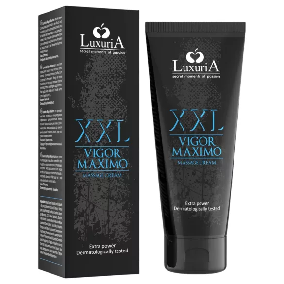 LuxuriA Vigor Maximo XXL - creme aumentador e hidratante para pénis (75 ml)