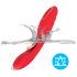 Bestoy - Vibrador ponto G com língua (vermelho)