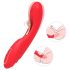 Bestoy - Vibrador ponto G com língua (vermelho)