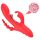 Bestoy - Vibrador vermelho de 3 pontas com língua