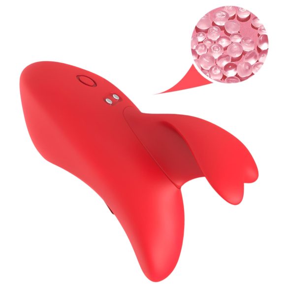 Bestoy - vibrador de dedo recarregável (vermelho)