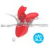 Bestoy - vibrador de dedo recarregável (vermelho)