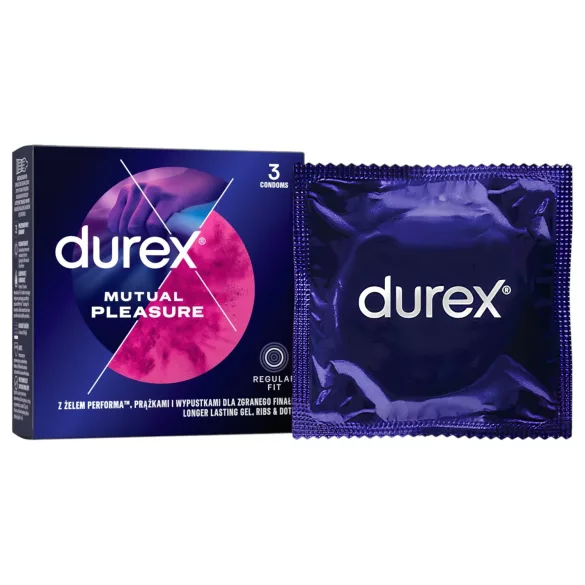 Durex Mutual Pleasure - preservativo retardador (3 unid.)