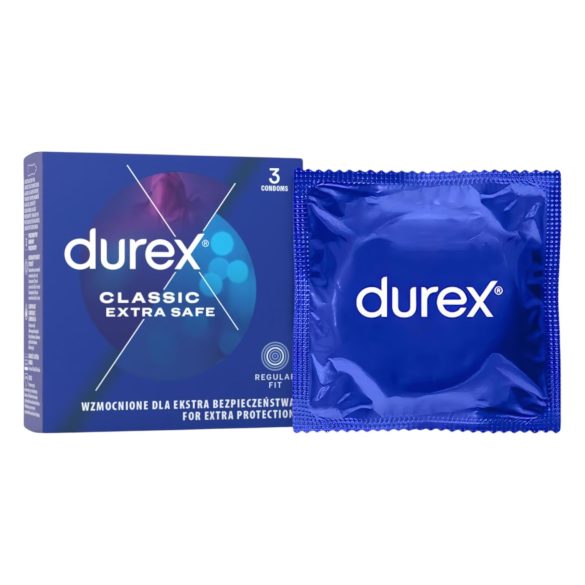 Durex Extra Seguro - Preservativo Seguro (3 Unidades)