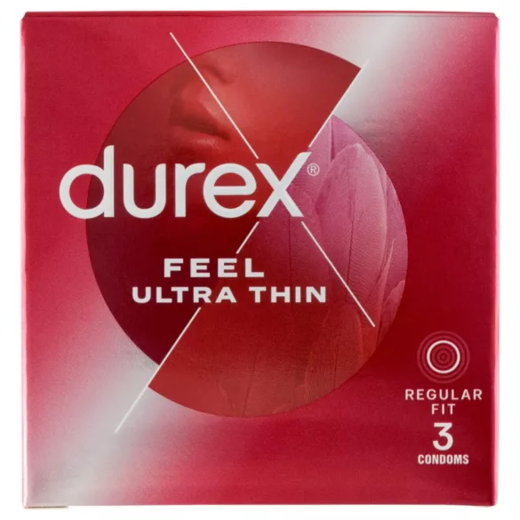 Durex - Preservativo ultra fino - sensação realista - 3 unidades