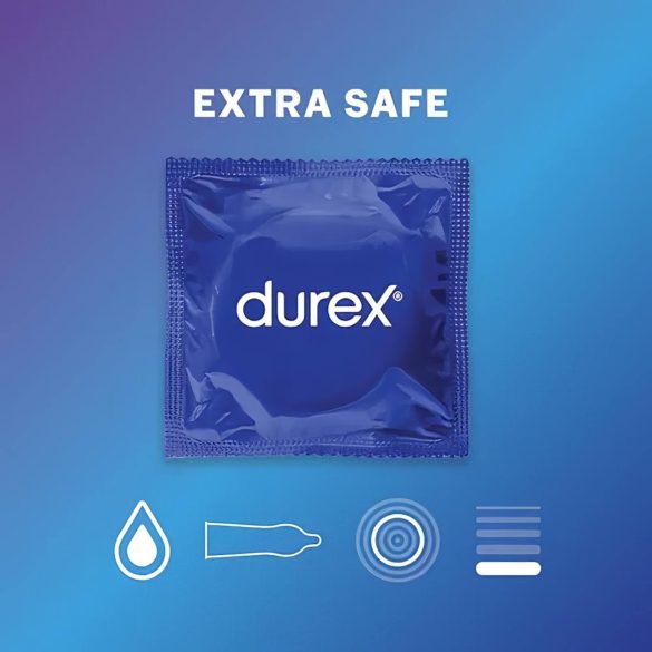 Durex Extra Seguro - Preservativos Seguros (12 unidades)