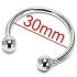 Anel de metal inox para atraso na ejaculação (30mm)