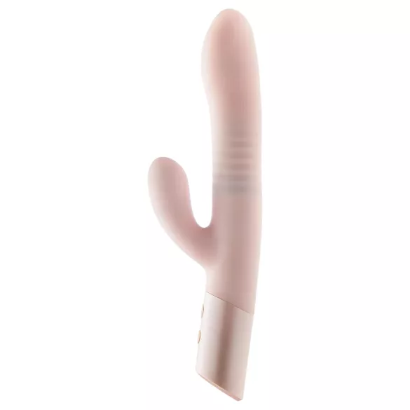 Blush Fraya - vibrador com estímulo clitoriano e movimento - silicone rosa