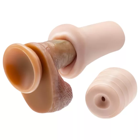 Enlust Candi - masturbador boca com imagens AI - cor natural