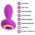 Oh My Gem - plug anal vibratório com pedra - silicone roxo