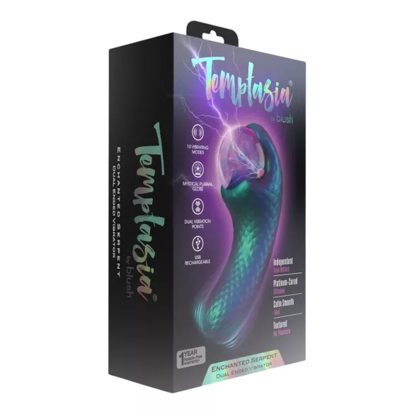 Temptasia Serpente Encantada - vibrador mítico para clitóris (verde)