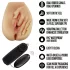 Enlust Selena - vagina artificial vibratória com imagens de IA (cor natural)