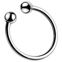  Rozsdamentes - anel peniano para glande - retardo da ejaculação - aço inox 28mm