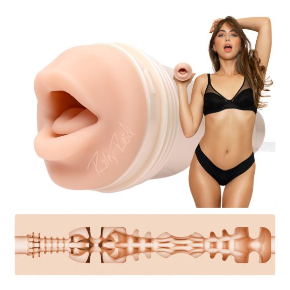 Fleshlight Riley Reid Insomnia - Masturbador em forma de boca
