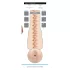 Fleshjack Griffin Barrows - masturbador realista de ânus masculino - cor natural