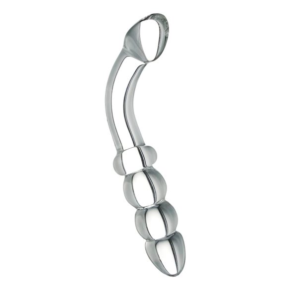Prisms Hamsa - Dildo de Vidro Bifuncional para Ponto G (transparente)