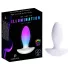 Paradise Illumination - plug anal vibratório luminoso (branco)