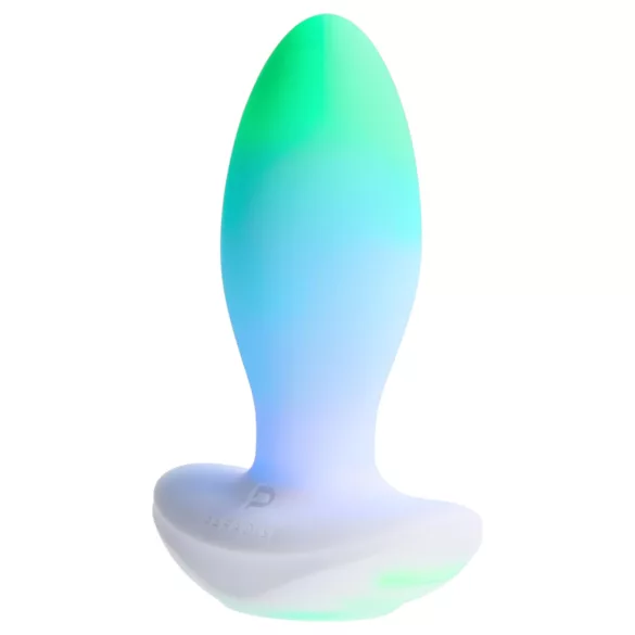 Paradise Illumination - plug anal vibratório luminoso (branco)