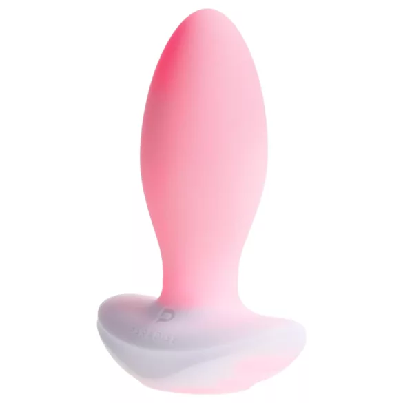 Paradise Illumination - plug anal vibratório luminoso (branco)