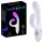 Paradise Illumination - vibrador com braço estimulador de clitóris luminoso (branco)