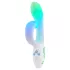 Paradise Illumination - vibrador com braço estimulador de clitóris luminoso (branco)