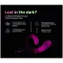 Paradise Illumination - vibrador com braço estimulador de clitóris luminoso (branco)