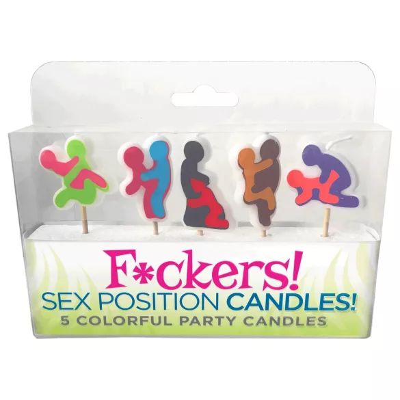 F*ckers! - vela para posição sexual (5 unidades)