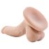 Dr. Skin 4 - Dildo Natural c/ Ventosa e Testículos (12cm)