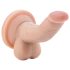 Dr. Skin 4 - Dildo Natural c/ Ventosa e Testículos (12cm)