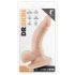 Dr. Skin 4 - Dildo Natural c/ Ventosa e Testículos (12cm)
