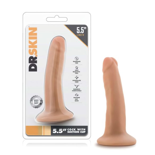 Doutor Skin 5,5 - Dildo realista com ventosa - natural (14cm)