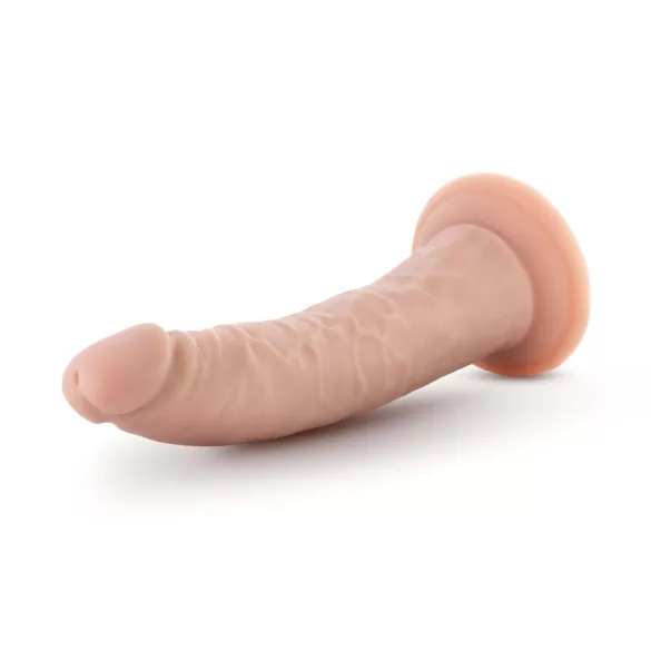 Dr. Skin - dildo realista ventosa - 17,5cm - cor natural